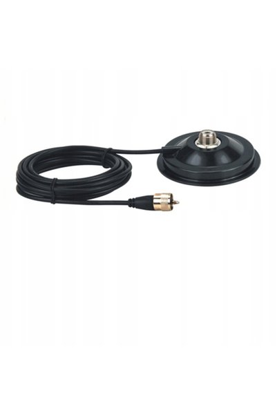 NO BRAND Bază magnetică de 95 mm, tip PL, cablu de 4 m + PL259