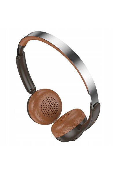 NO BRAND Căști Bluetooth fără fir HOCO, de tip supraauricular, model W62, maro