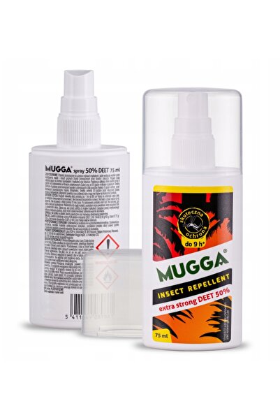 NO BRAND MUGGA STRONG 50% DEET spray repelent insecte și țânțari Muga