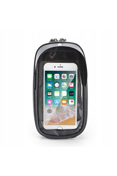 WOZINSKY Geantă de ghidon pentru bicicletă cu husă pentru telefon 1 l negru (...