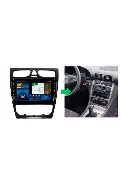 NO BRAND SISTEM DE NAVIGAȚIE RADIO MERCEDES BENZ CLK W209 2002-2005 ANDROID