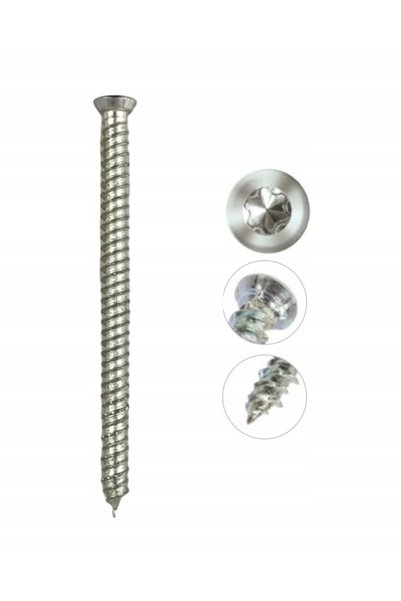 Klimas Wkret-Met Șuruburi pentru garduri călite cu cap înecat 7,5 x 182mm 100...