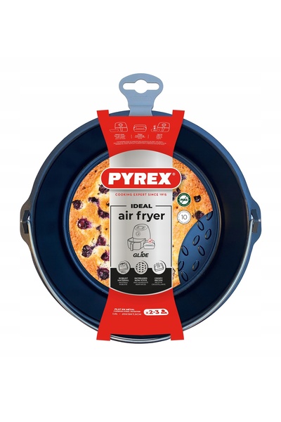 Pyrex COȘ PENTRU FRITIZĂTOR CU AER CALD CU MÂNER, ROTUND, 1,6 L
