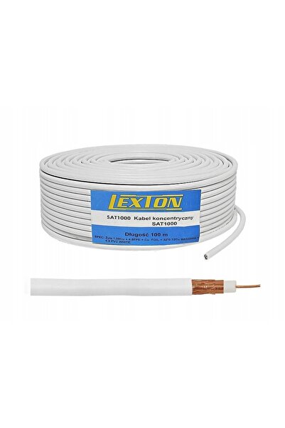lexton Cablu coaxial antenă satelit SAT1000 cupru 100m (5543)
