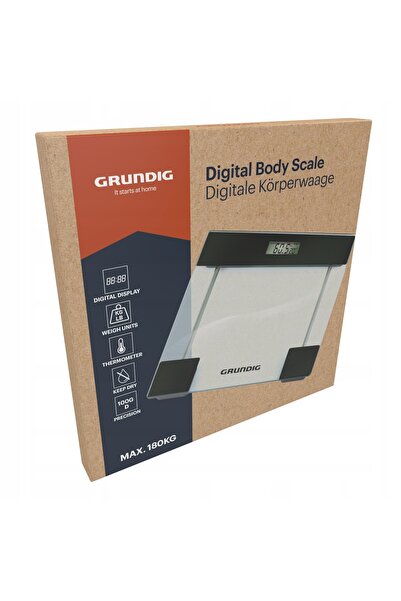 Grundig Cântar electronic de baie cu o capacitate de până la 180 kg și afișaj...
