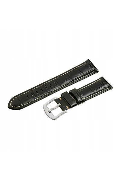 PACIFIC W59 - Negru - 20mm - Curea de ceas din piele