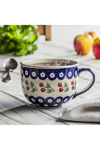 NO BRAND Cană de cafea și ceai de 500ml - Design 70WI - Fabrică din Bolești