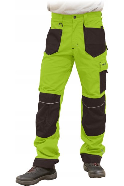 NO BRAND Pantaloni de lucru montersky, din pânză întărită, cu buzunare Cordur...