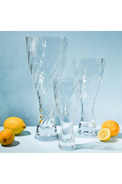 NO BRAND Vază Krosno Home cu optici 400 mm cupă C896-0400