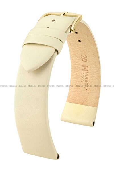 NO BRAND HIRSCH Toronto M - BEIGE - 16mm - Curea de ceas din piele