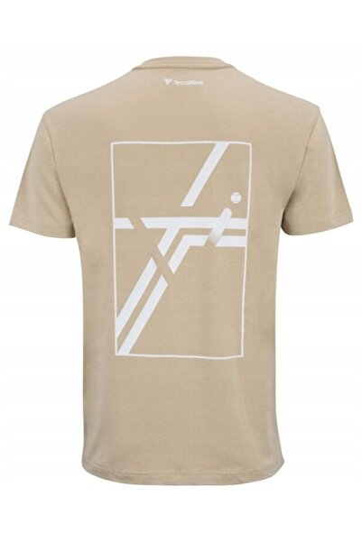 NO BRAND Tricou de tenis Tecnifibre graphic 2025 bej mărimea M