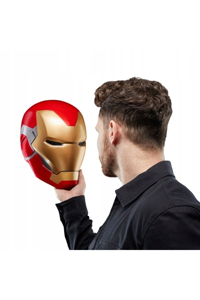 Hasbro Răzbunătorii: Ultima luptă Seria Marvel Legends CASCA ELECTRONICĂ Iron...