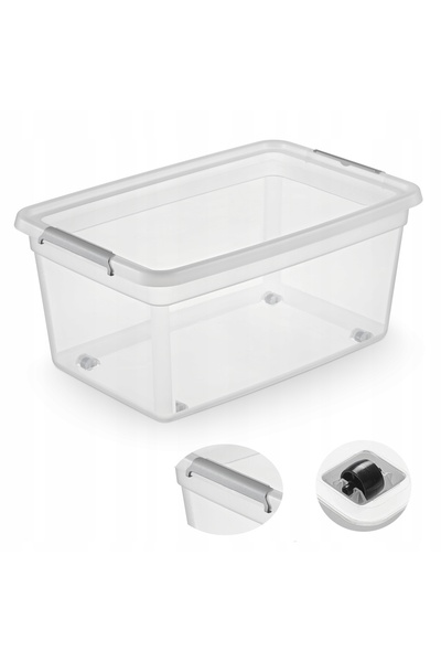 NO BRAND Cutie de depozitare cu capac, organizator BaseStore 40 l