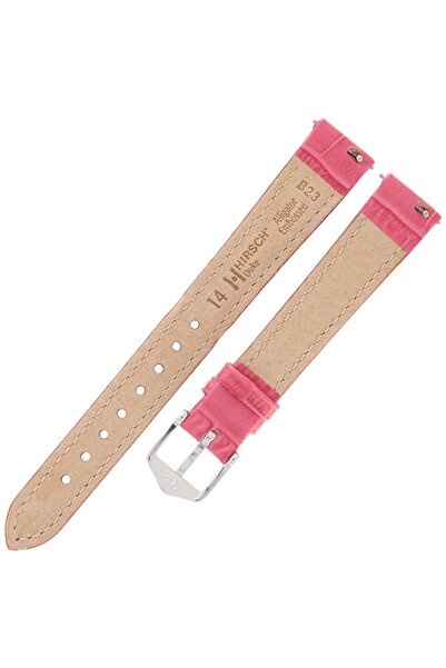 NO BRAND HIRSCH Duke M - ROZ - 14mm - Curea de ceas din piele