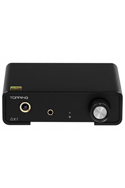 NO BRAND Amplificator pentru căști cu DAC AKM AK4493S USB XMOS TOPPING DX1 Negru