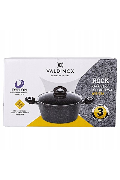 NO BRAND Set de oale și tigăi cu strat antiaderent Valdinox Rock 5 piese indu...