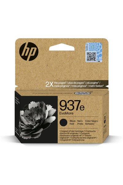 HP Tusz 937e Negru 4S6W9NE 3 100 de pagini