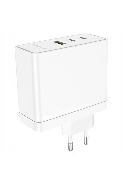 NO BRAND Borofone BN11 Imperial - USB + 2xTyp C - QC 3.0 PD 100W încărcător d...