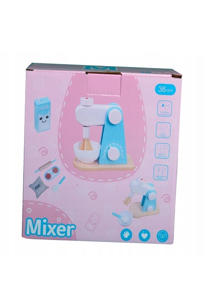 Martom ROBOT DE BUCĂTĂRIE DIN LEMN, MIXER ȘI BLENDER DIN LEMN PENTRU COPII, J...