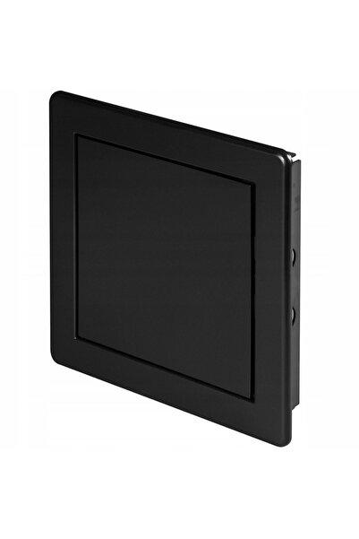 NO BRAND Capac clapetă ușă 20x20 plastic ABS negru