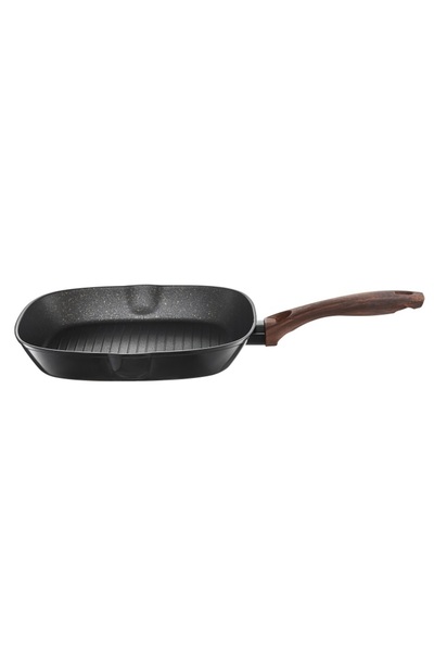 NO BRAND Tigaie grill Ambition DARKWOOD 26 cm pentru inducție
