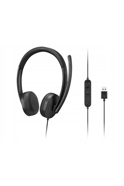 LENOVO Căști cu fir USB-A, stereo, Gen 2 |   Cu fir |   Negru