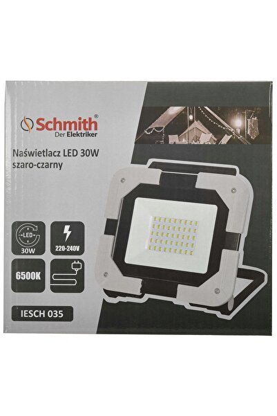 NO BRAND Proiector LED de 20 W, gri-negru, marca Schmith