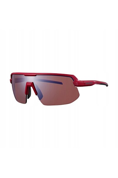 Shimano Ochelari de ciclism Twinspark Ridescape cu contrast ridicat, roșii