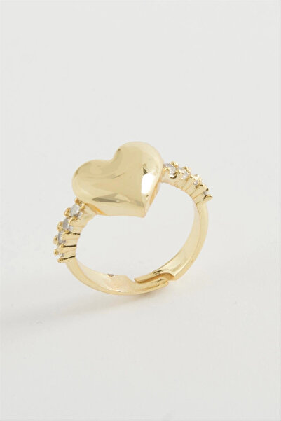 SORA GROUP Heart Stone Metal Ring