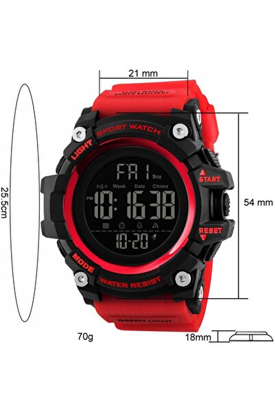 Skmei Ceas electronic bărbătesc cu alarmă 12/24 ore