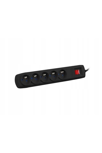 Natec Bercy 400 3m negru prelungitor cu 5 prize
