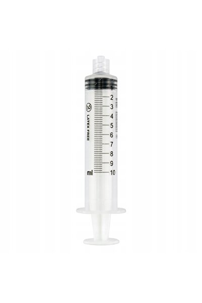 NO BRAND 50 de seringi de 10 ml + 50 de dopuri Luer Lock pentru flux, topnic,...
