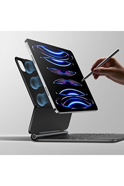 ESR Tastatură pentru iPad Pro 12.9 " - Husă cu tastatură retroiluminată neagră