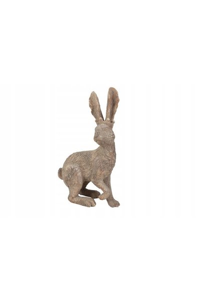 NO BRAND Figurină decorativă Iepure Maro Cu Coroană Wys. 42,5 cm