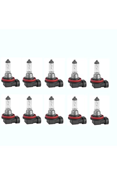 NO BRAND Becuri Halogen H11 PGJ19-2 12V 55W, pachet de 10 bucăți