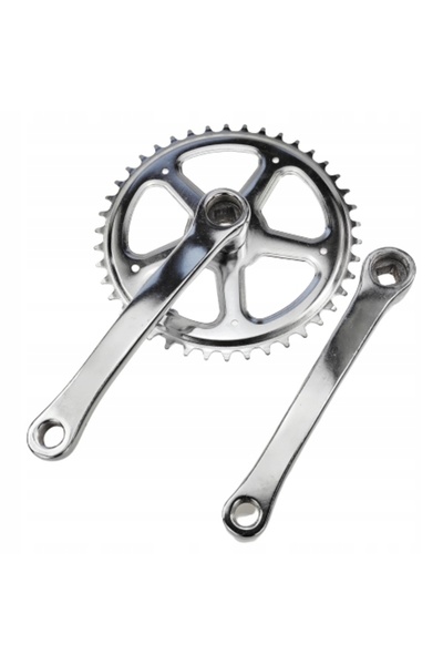 NO BRAND Angrenaj din oțel 1-rz, braț pedalier 32T, 114mm, 3/32 ", pentru cop...