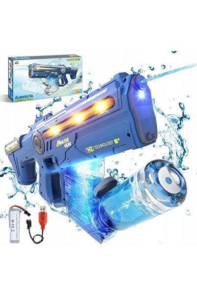 NO BRAND Pistol cu apă automat, impermeabil, rezervor de 350 ml, rază de acți...