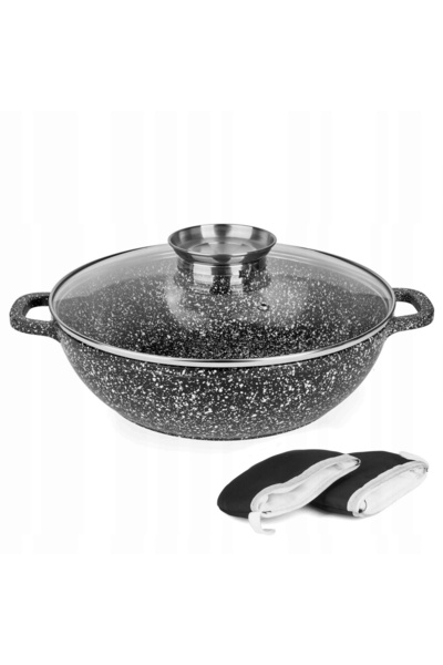 Konighoffer Oală ceramică Kingstone 2,4L, cu strat de marmură, pentru inducție
