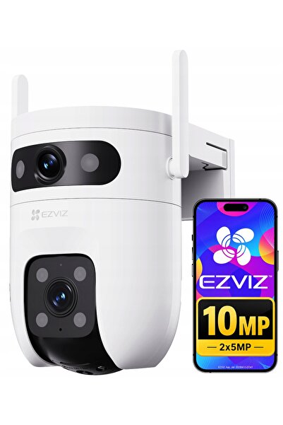 EZVIZ 5MP+5MP C9C 3K WIFI Cameră rotativă de exterior cu lumină duală și func...