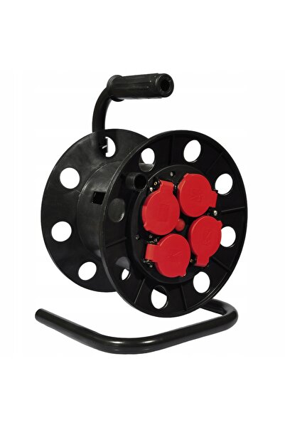 JONEX Cutie de extensie electrică pentru construcții, 4 prize, cu clape, IP44...