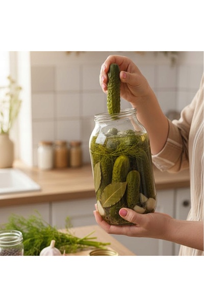 NO BRAND 9x BORCANE DE STICLĂ DE 2L PENTRU CONSERVARE, MERMELADĂ, MIERE, VIN