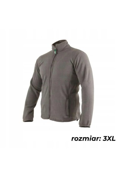 NO BRAND Jachetă polar de lucru pentru bărbați, gri Barry, mărimea XXXL, STALCO