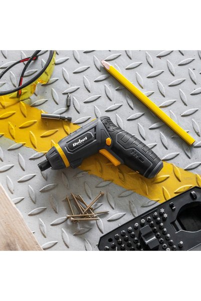 NO BRAND Set șurubelniță fără fir 4V Rebel, 54 de biți, adaptor magnetic