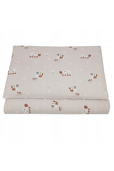 NO BRAND Lenjerie de pat din bumbac pentru copii, 2 piese. 135x100 Eco Bees