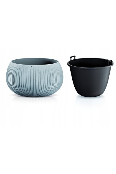 Prosperplast Ghiveci Beton Bowl DKB370 37 h22 - Beton