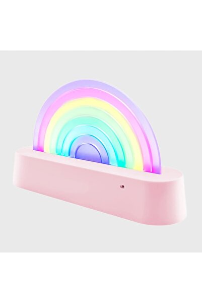 NO BRAND LALARMA Lumină dansatoare Curcubeu Trandafir curcubeu Roz
