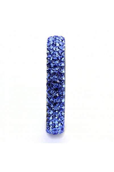 NO BRAND Verighetă de lux albastră Swarovski r 12