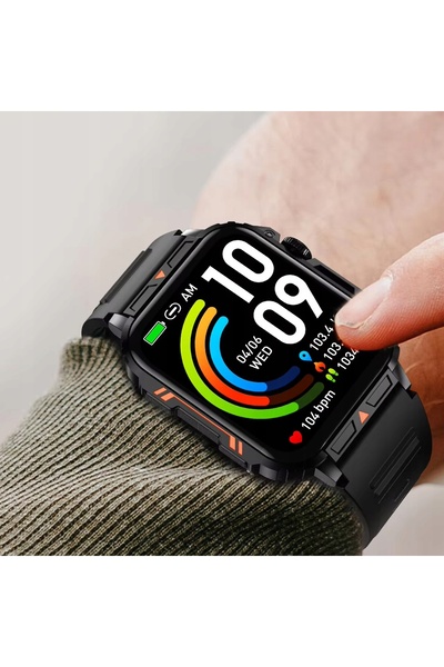 NO BRAND Smartwatch la modă, ceas bărbătesc, negru
