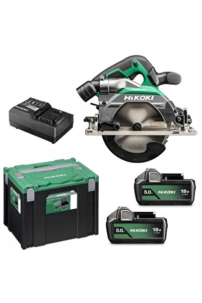 HiKOKI - Hitachi HiKOKI C1806DB WPZ 18V 2x5Ah BL 165mm Fierăstrău circular Va...
