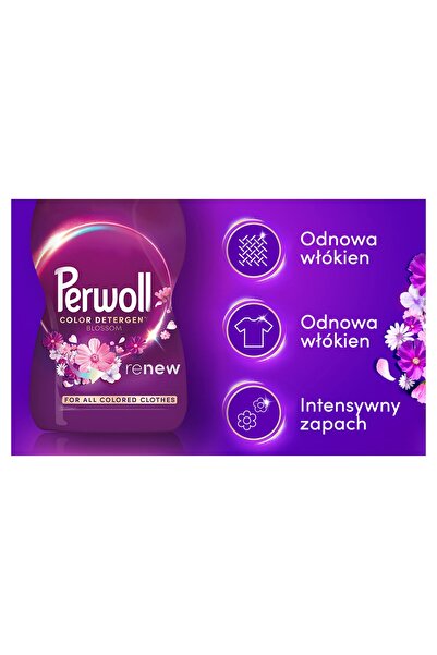 NO BRAND Detergent lichid de rufe Perwoll pentru țesături colorate, 3 L (60 d...